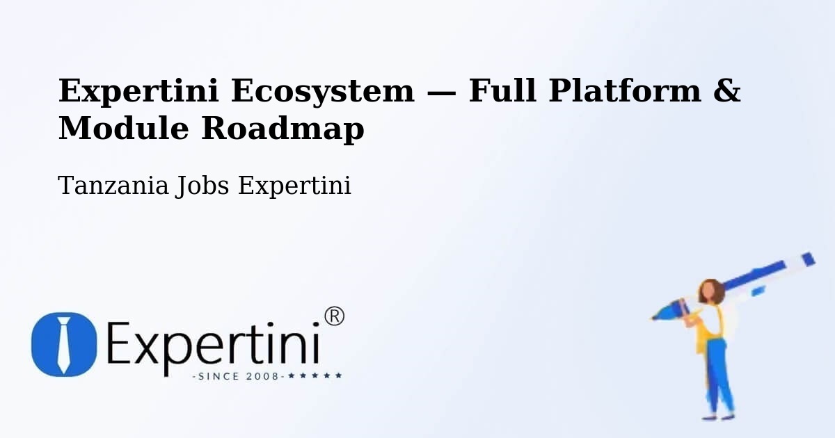 Expertini Ecosystem — Full Platform & Module Roadmap – Sepuka