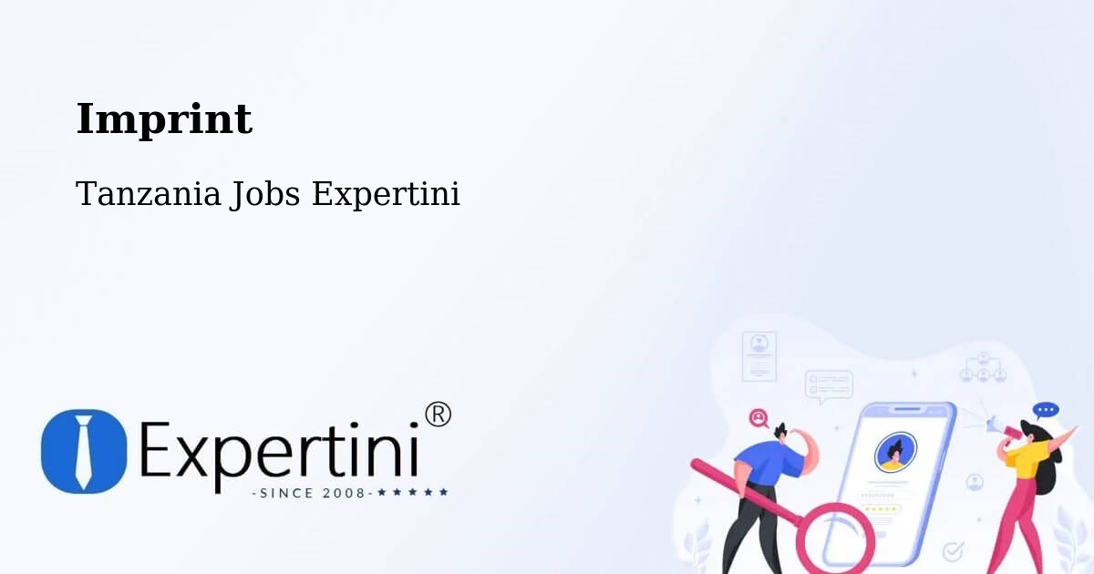 Imprint – Sepuka - Tanzania Jobs Expertini